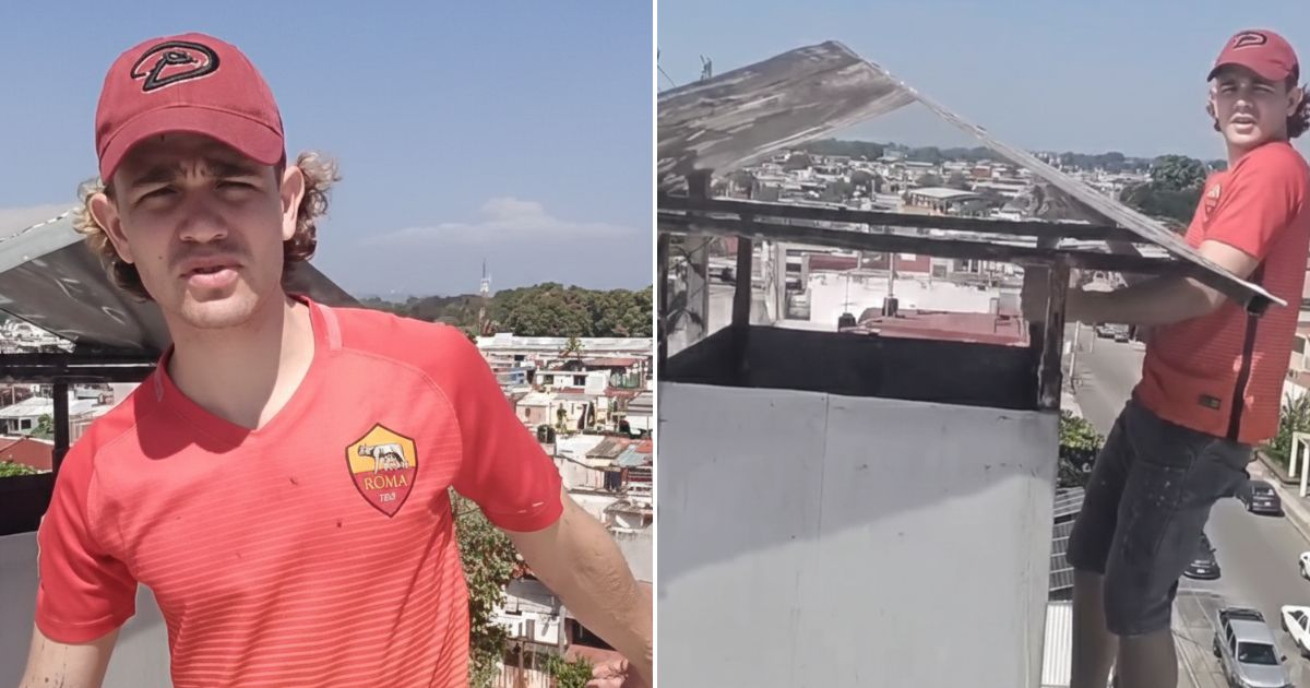 "Six stories high and unafraid": Cubans in Mexico share their tough work journey