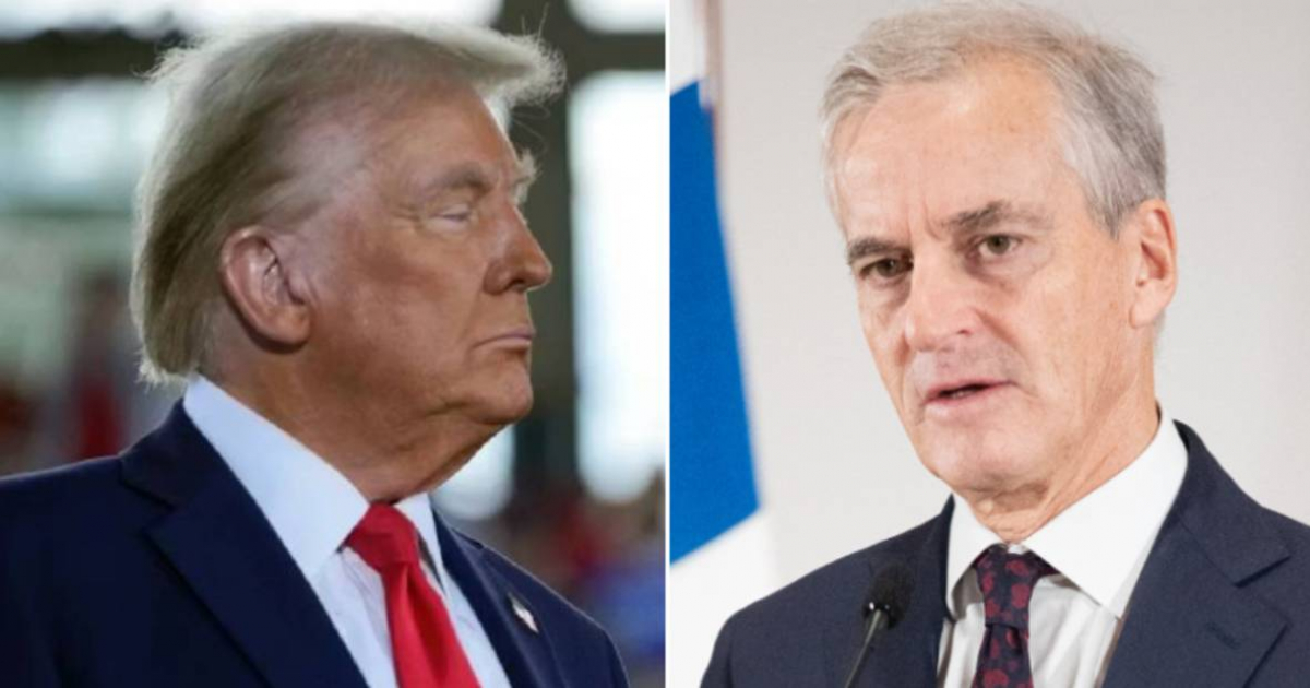 Controversial Remarks by Trump in Letter to Norway's Prime Minister: "Since Your Country Didn't Award Me the Nobel Peace Prize..."