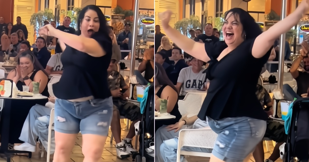 Cuban Woman Captivates Dolphin Mall with Timba Dance: "She Was a National Ballet Dancer!"