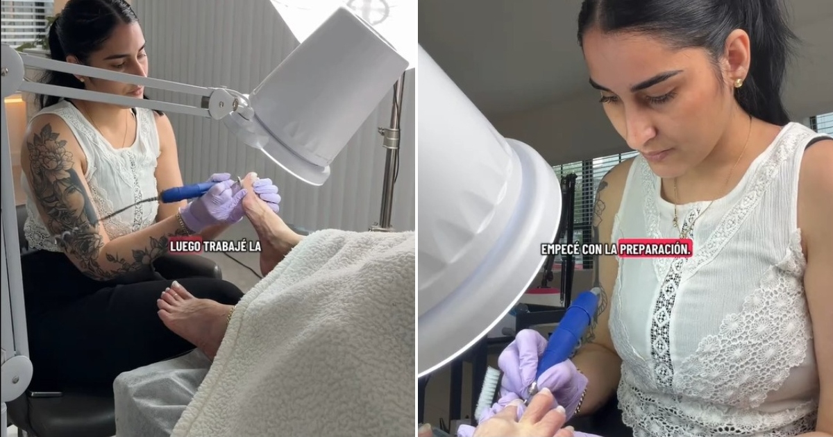 Criticism of this Cuban for the price she charged for a pedicure: "At that price, it should come with a gold chain and an iPhone."