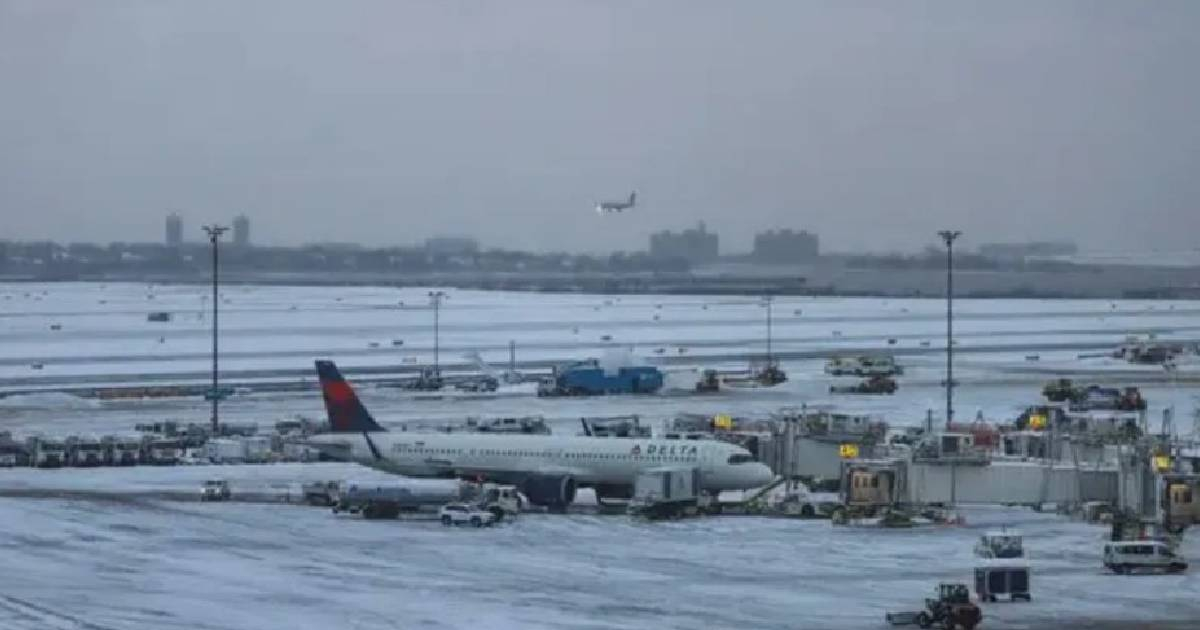 Thousands of flights canceled due to a powerful winter storm that has paralyzed much of the U.S.