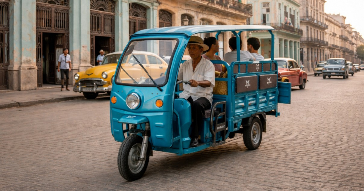 Casalinda launches electric tricycles for transporting goods and passengers in Cuba