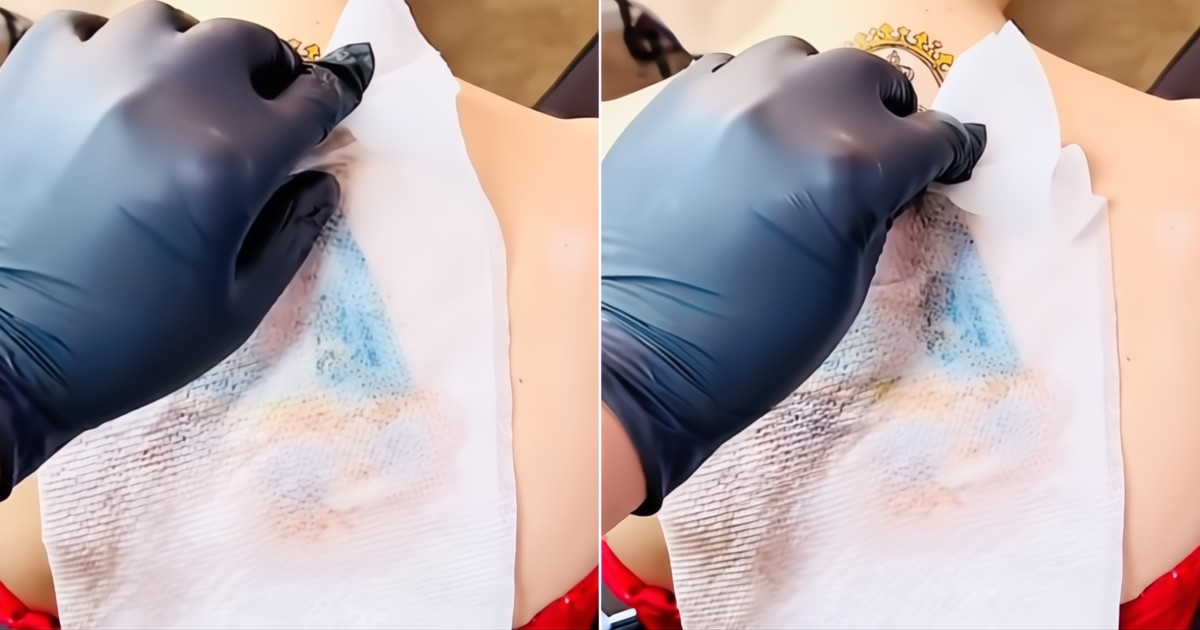 A Cuban woman gets a tattoo of Our Lady of Charity of El Cobre on her back, and this is how it turned out: "Speechless."