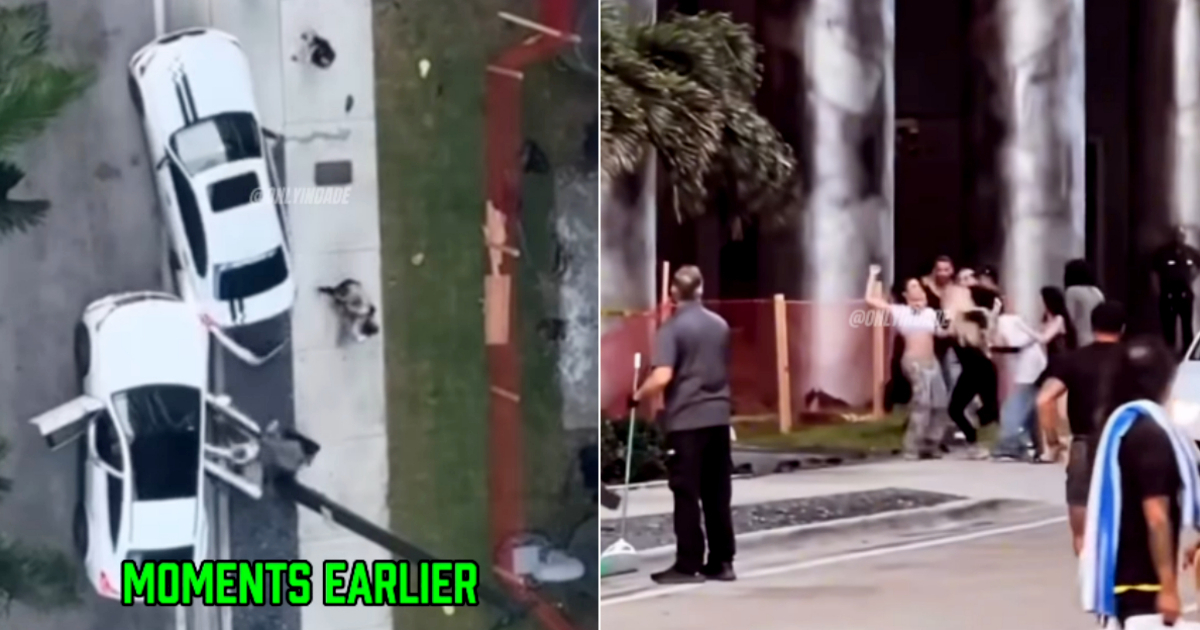 "‘Se formó’ in Downtown Miami: Viral video sparks debate about the behavior of some Cuban migrants."