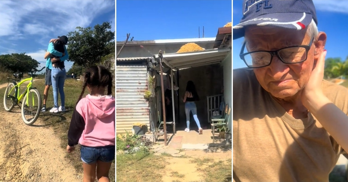 Returns to Cuba after 12 years and this was the beautiful reunion with her family: "Finally"
