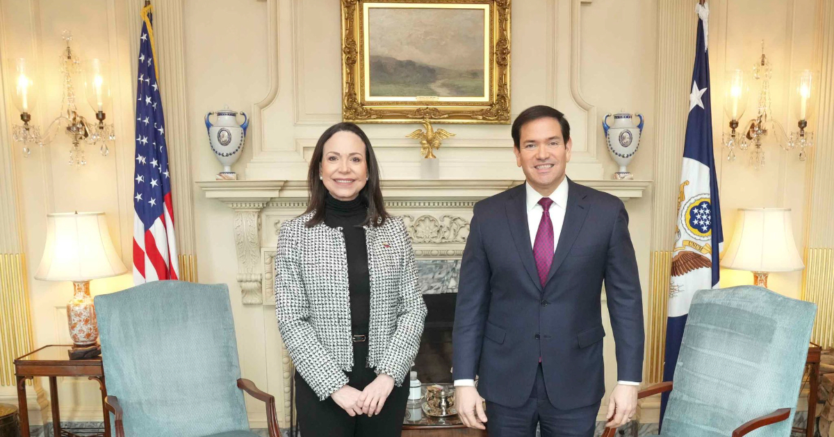 After meeting with Marco Rubio, María Corina Machado emphasizes the priority that Donald Trump gives to Venezuela