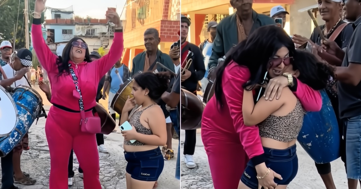 The most original return to Cuba: The incredible party organized by this Cuban in her neighborhood in Cienfuegos