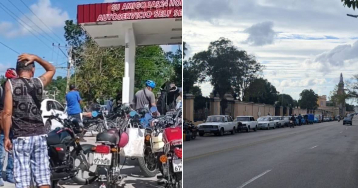 Lines to buy gasoline in dollars in Cuba are growing despite CUPET's denial