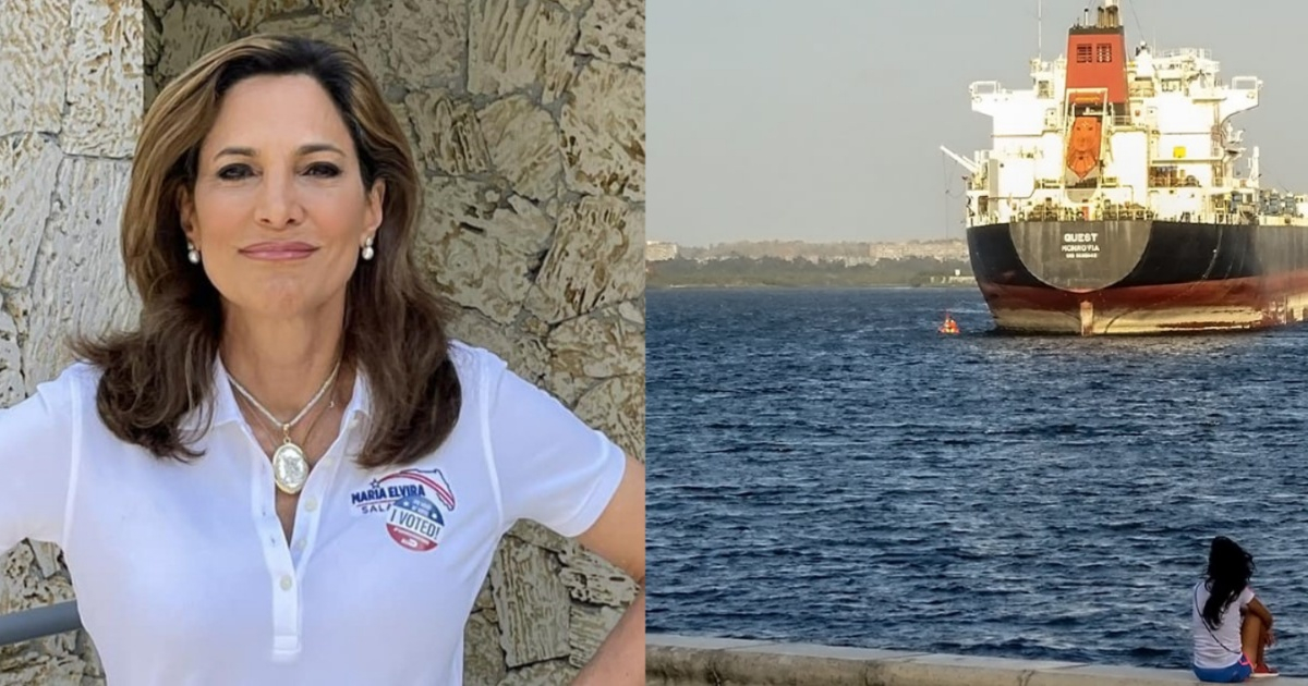 María Elvira: "The oil that comes to Cuba is not for the Cubans."