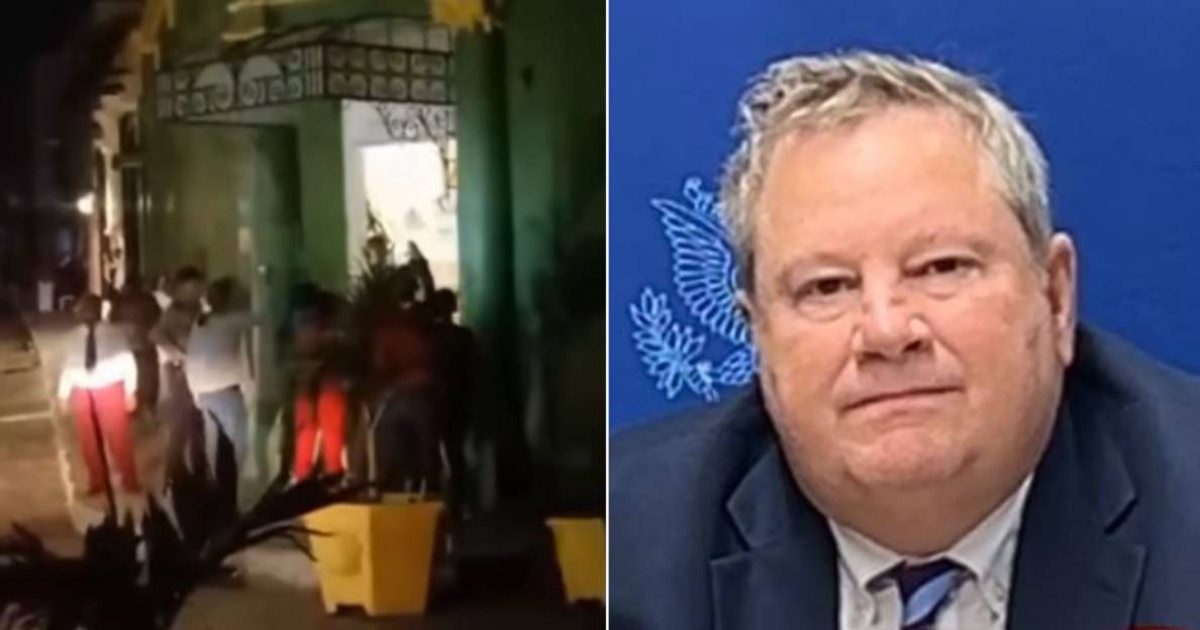 Cuban Authorities Stage Another Protest Against U.S. Envoy Mike Hammer in Camagüey