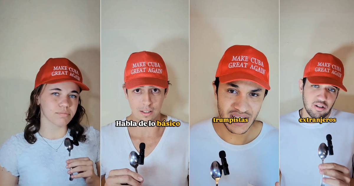 Young Cubans explain why they wear the "Make Cuba Great Again" cap and clarify that it is not referring to Trump