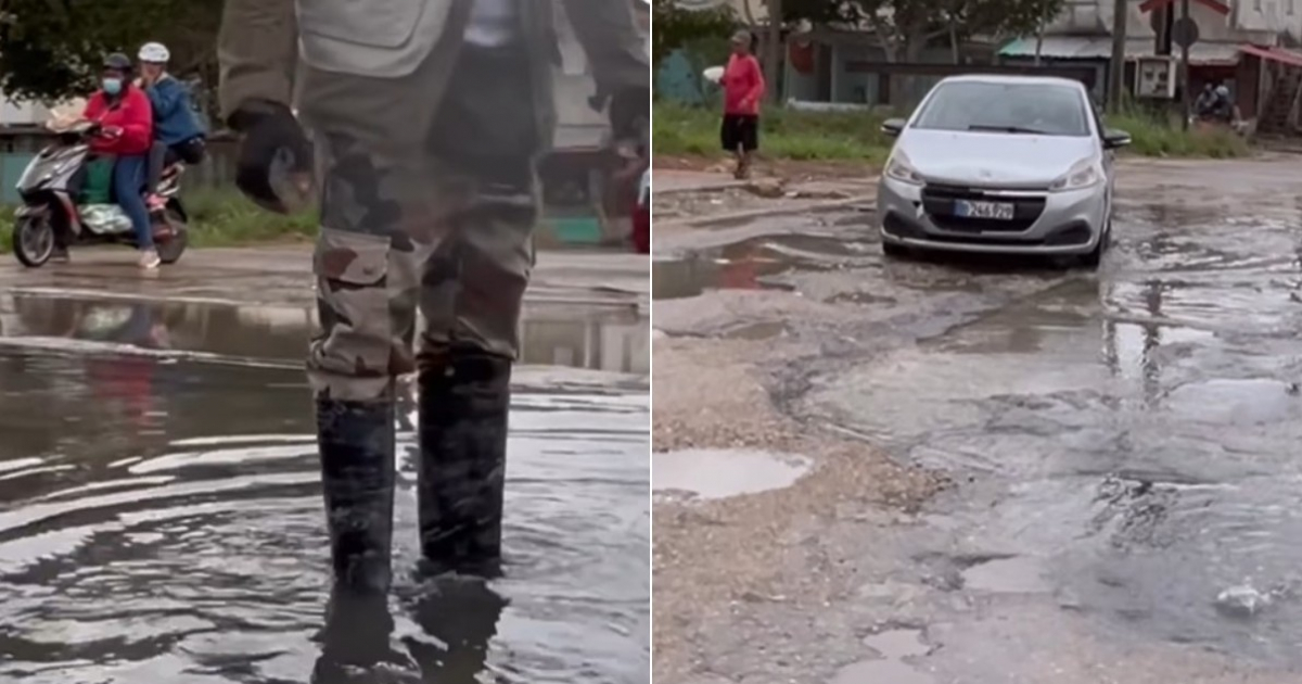 A Cuban humorously showcases the potholes and trenches of Havana and goes viral