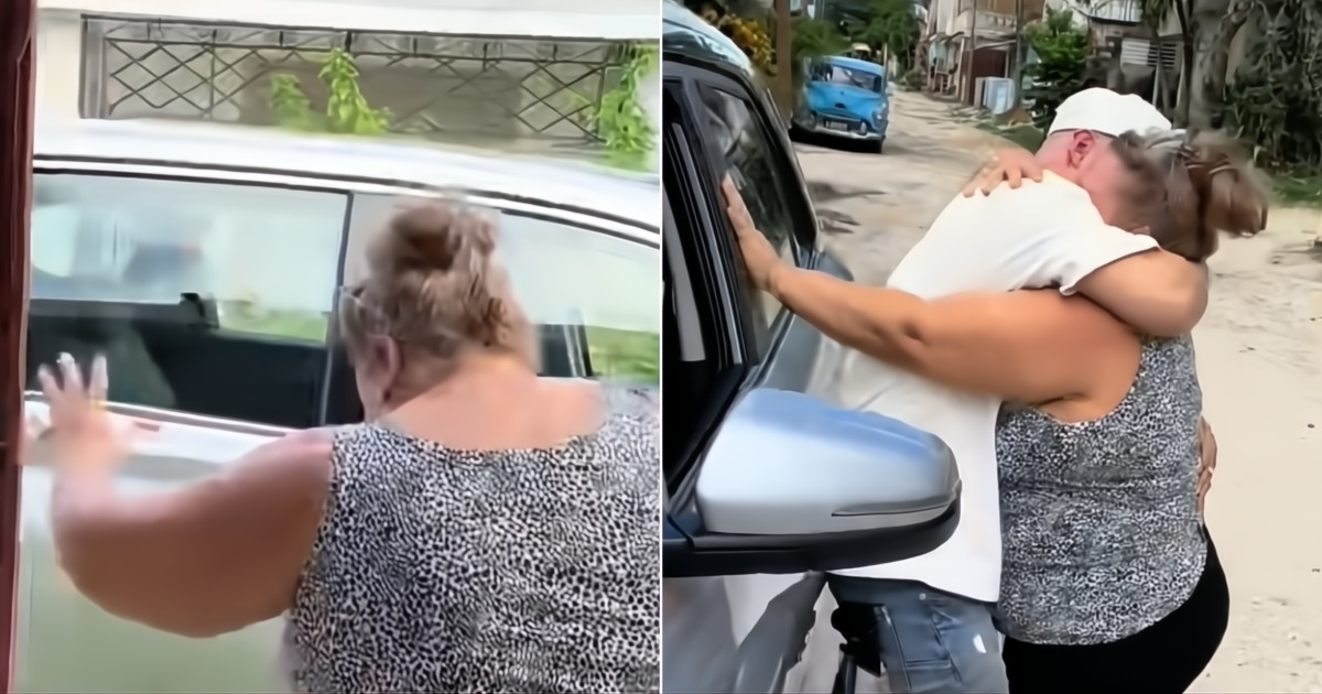 Mother in Cuba runs to hug her son after years apart: "This cannot be compared to anything."