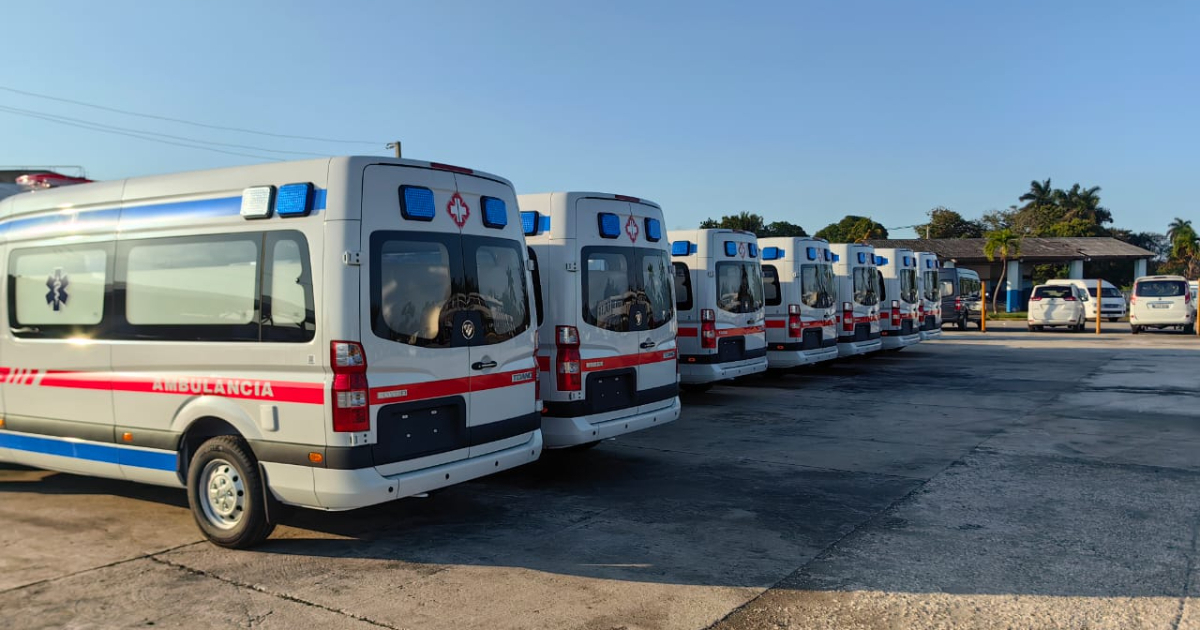 Cuba adds 25 fully electric ambulances to its public health system