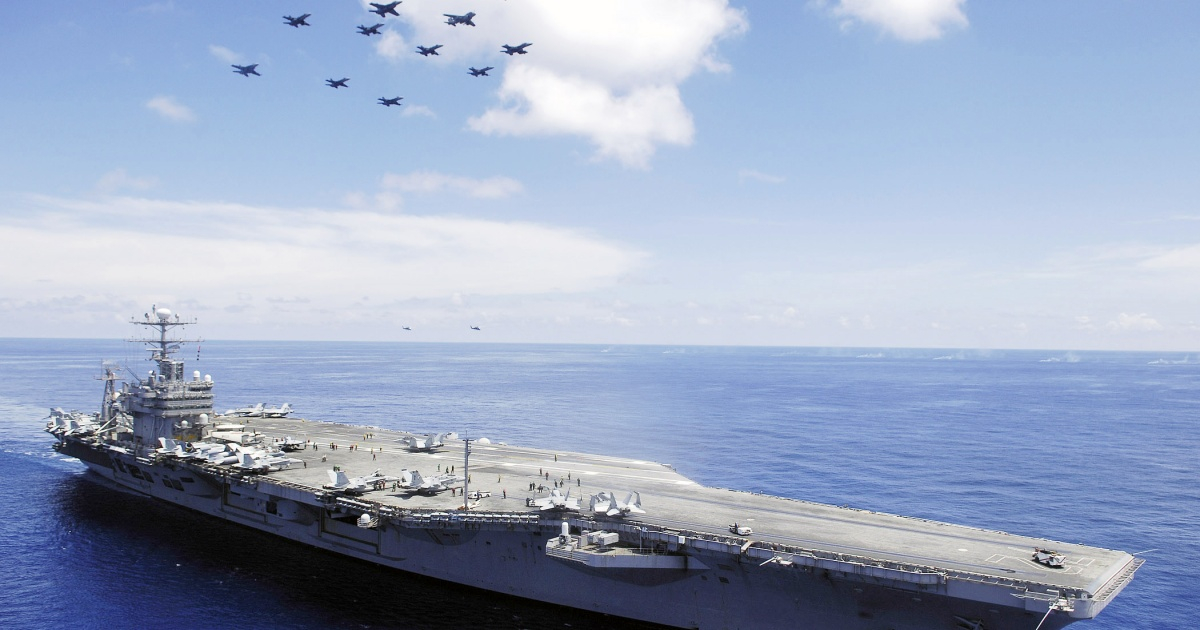 U.S. combat aircraft shoots down Iranian drone near U.S. aircraft carrier