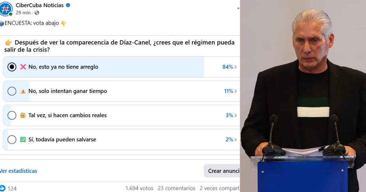 Despair Deepens in Cuba Following Díaz-Canel's Broadcast: "There's No Fixing This Now"