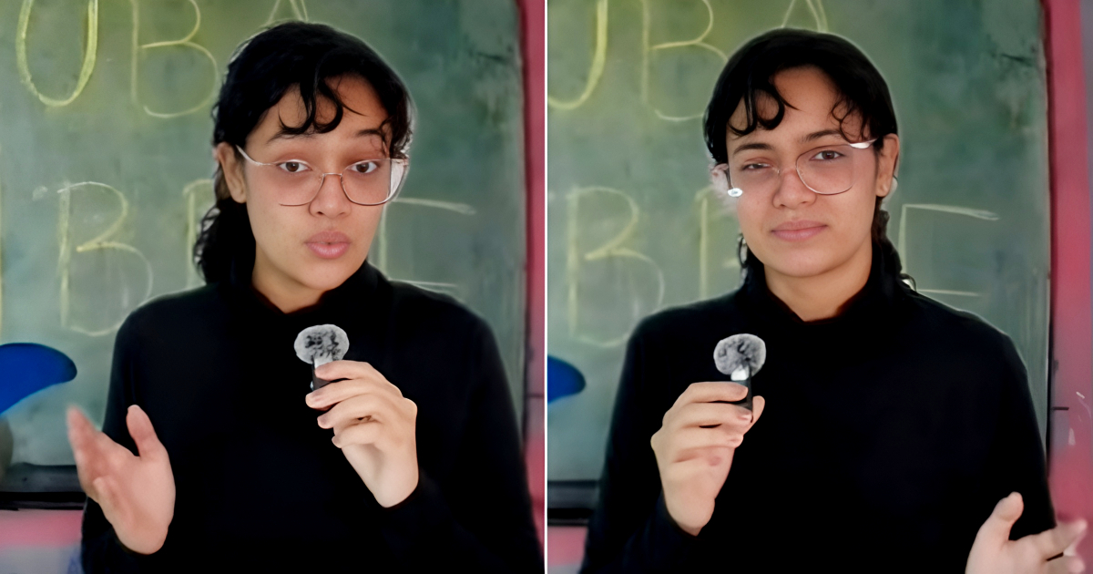 Anna Sofía Benítez expresses her support for El4tico and accuses the Cuban regime of "lying about democracy."