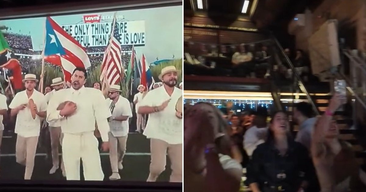 Cubans in Miami Bar Erupt with Joy as Bad Bunny Mentions Cuba During Super Bowl Performance