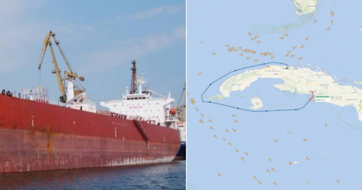 Cuba awakens with no oil movement in its waters: Only one tanker enters the port of Cienfuegos