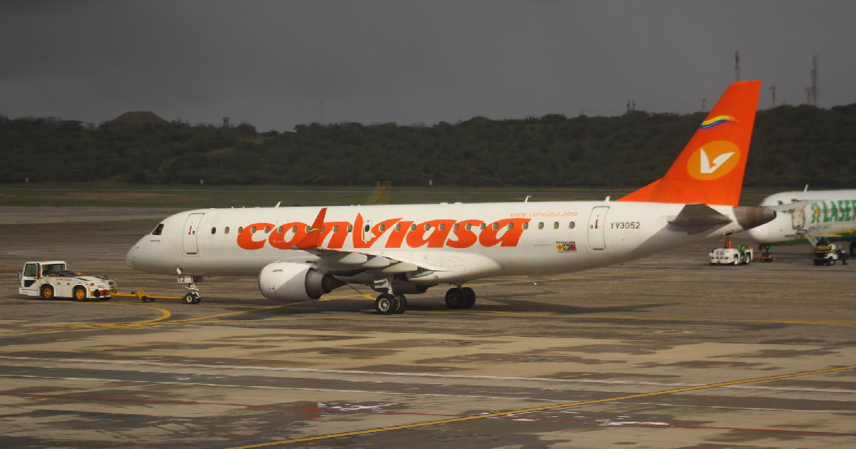 Conviasa reschedules flights from Caracas to Havana to Managua due to the fuel crisis in Cuba