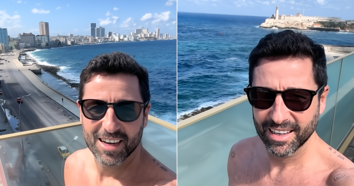 Spanish boasts its view of the Malecón in Havana amid the crisis, and everyone is focused on the same detail