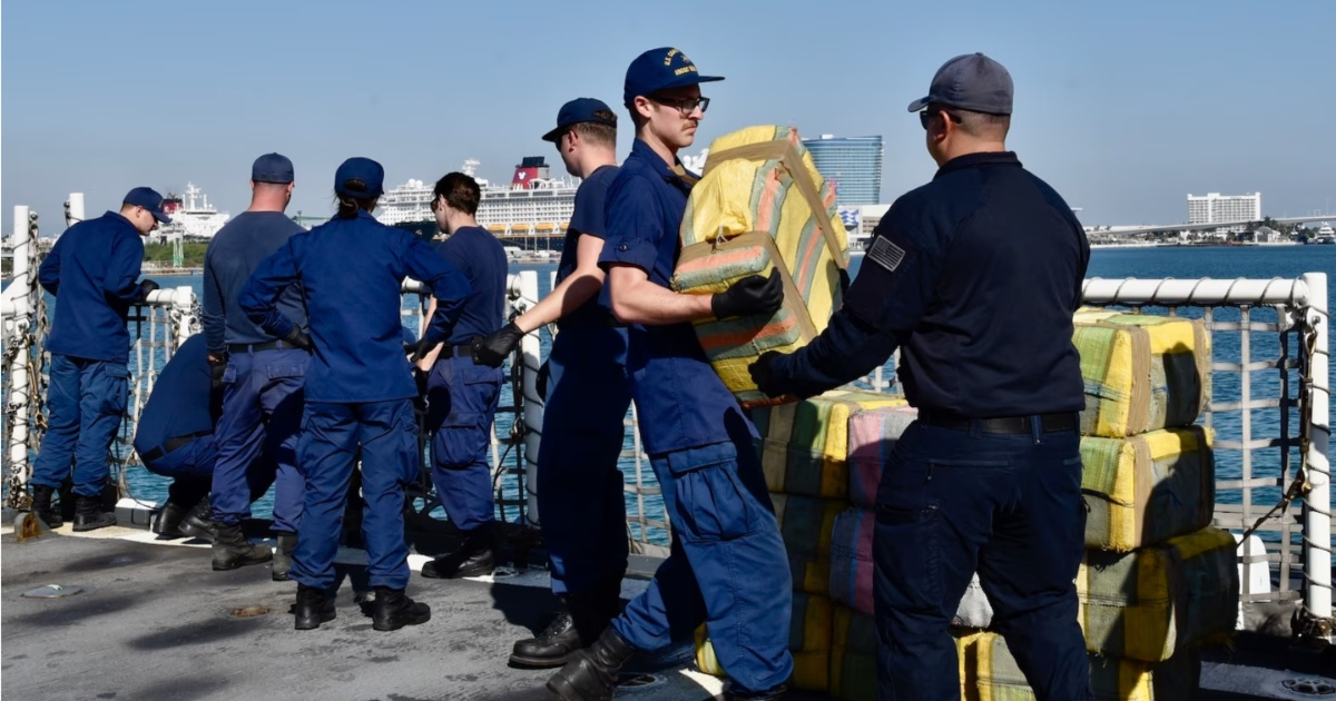 U.S. Coast Guard seizes narcotics valued at 133 million dollars
