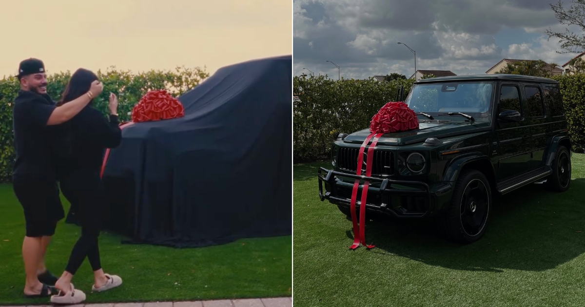 A Valentine's Surprise: Norlen Gifts Samantha Espineira a Luxurious Mercedes G-Wagon