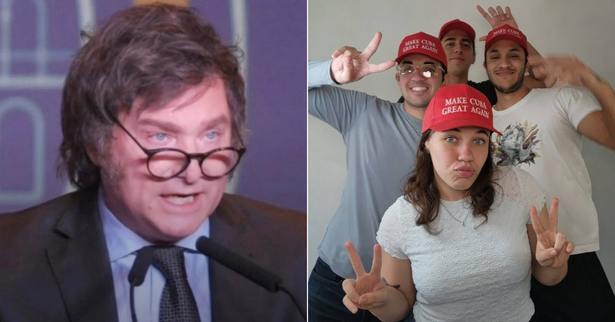 Javier Milei shares video of young Cubans from Fuera de la Caja