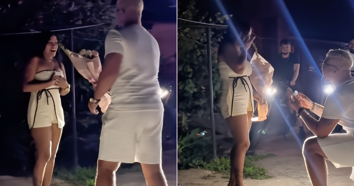 She went out to help because the motorcycles had fallen... and her life changed: The most original marriage proposal in Cuba
