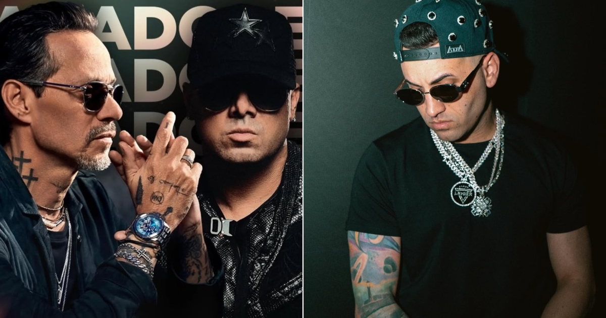 Lenier Mesa celebrates the Premio Lo Nuestro for "Que me quiera ma’," a song he wrote for Marc Anthony and Wisin