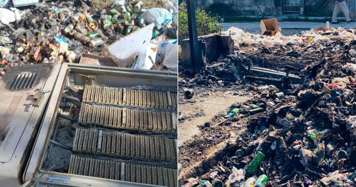 ETECSA warns about waste burning that harms telecommunications as refuse overflows in Havana