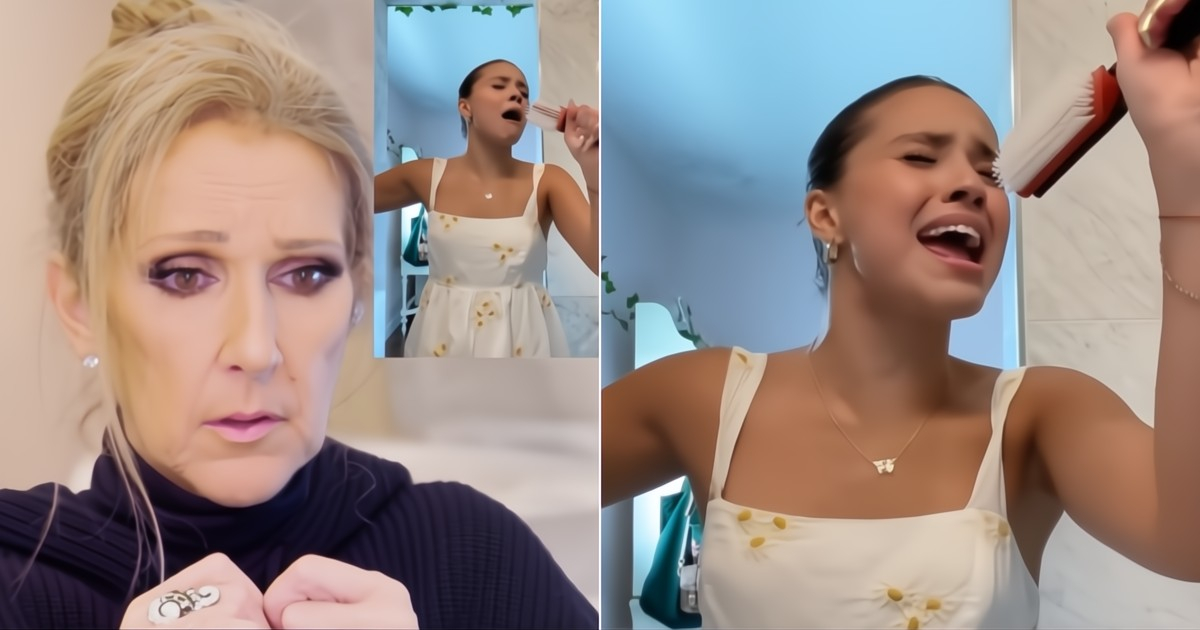 Young Cuban impresses Celine Dion with her voice after singing her version of "My Heart Will Go On."
