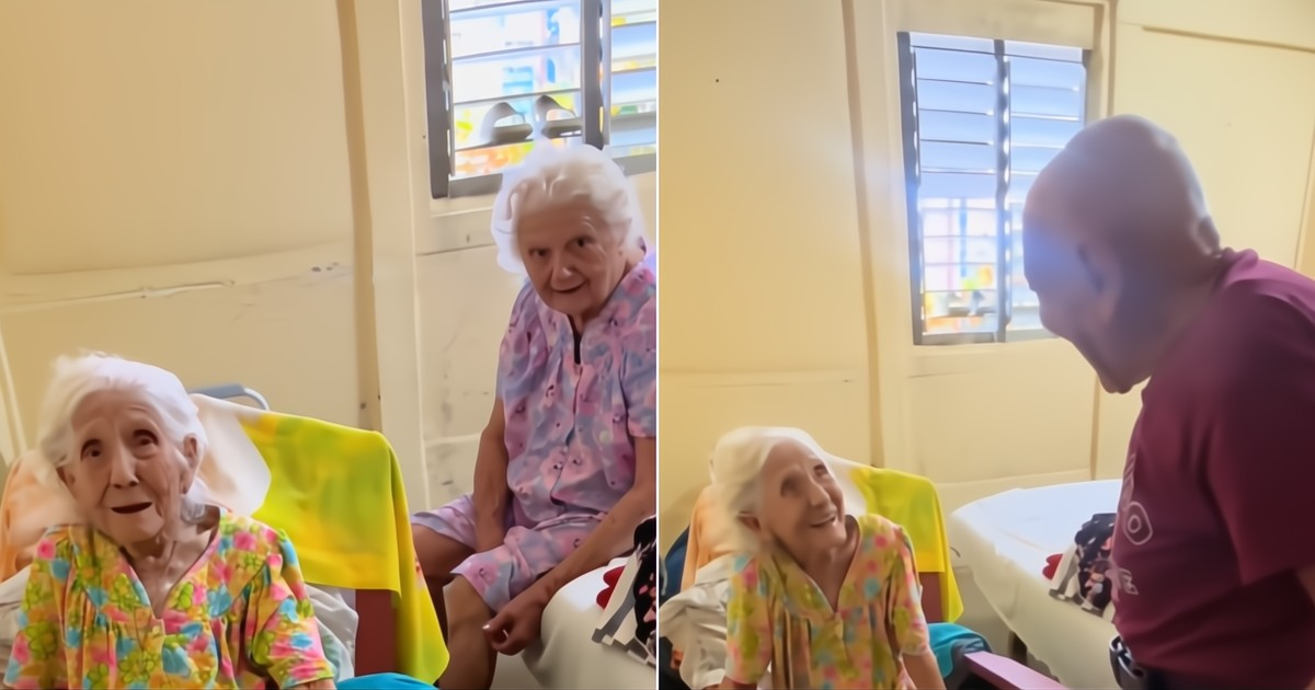 The reaction of this 105-year-old Cuban grandmother upon seeing her 95-year-old brother will break your heart: "This is priceless."