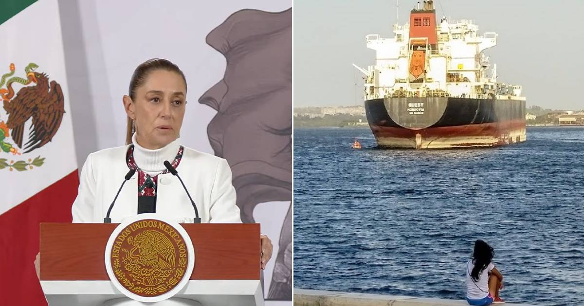 Sheinbaum avoids announcing the resumption of oil to Cuba: “We are reviewing.”