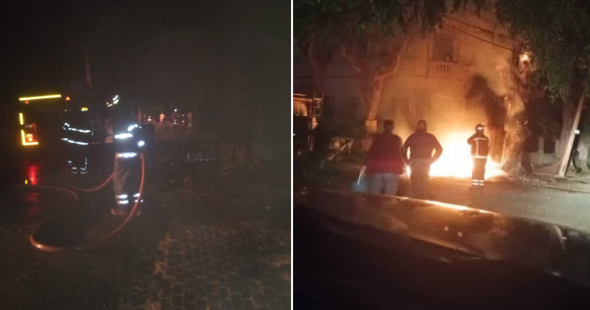 Fire at Intersection of 13 and H in Havana: Officials Declare Situation Under Control