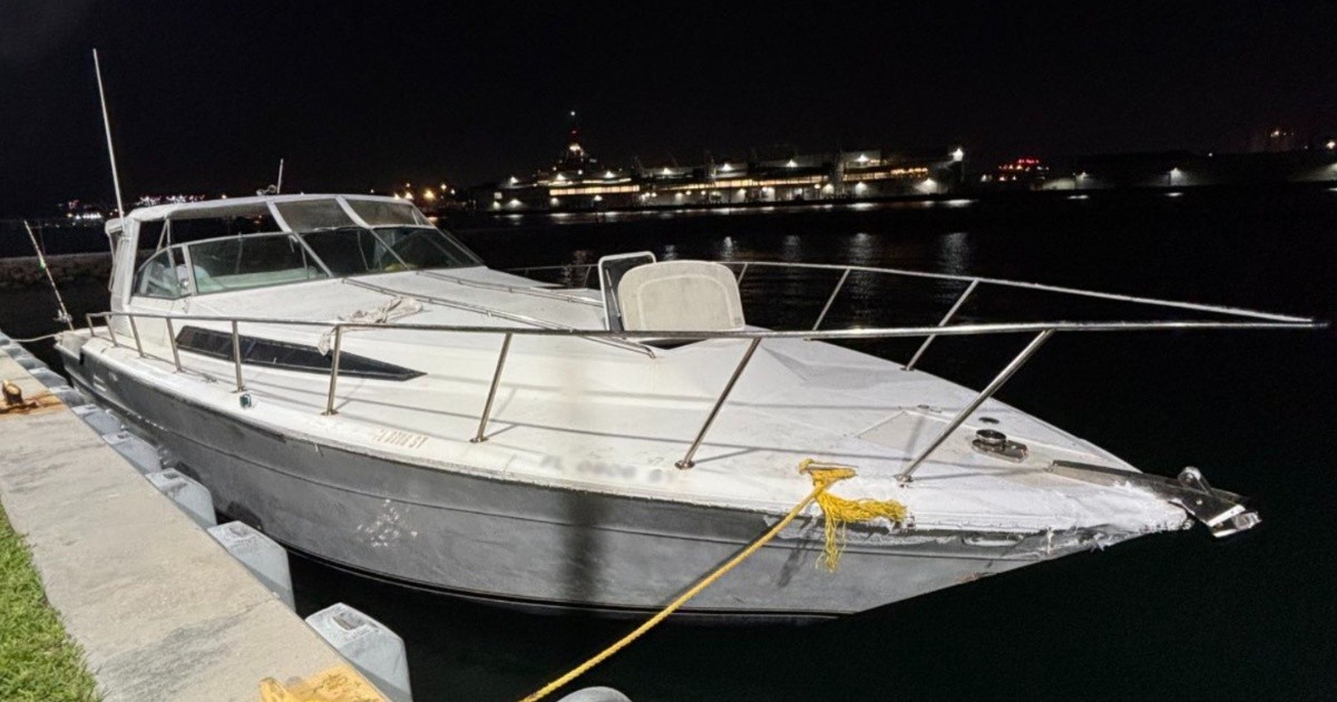 Lancha encontrada por la Guardia Costera © USCG