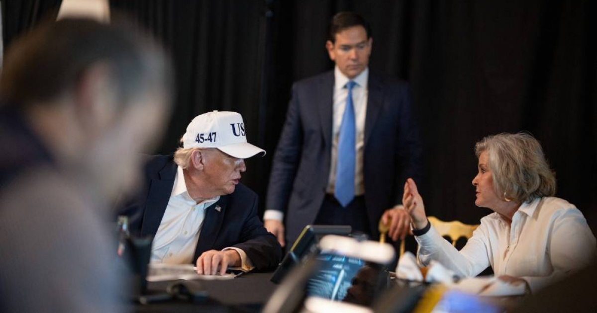 White House Releases Images of Trump and Rubio Overseeing Iran Strike