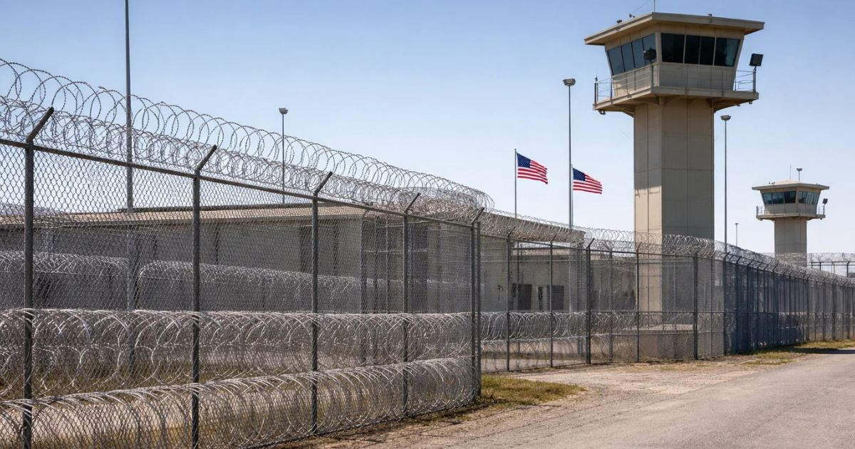 Lights on 24 hours a day and worms in the food: families report conditions at a migration center in Texas