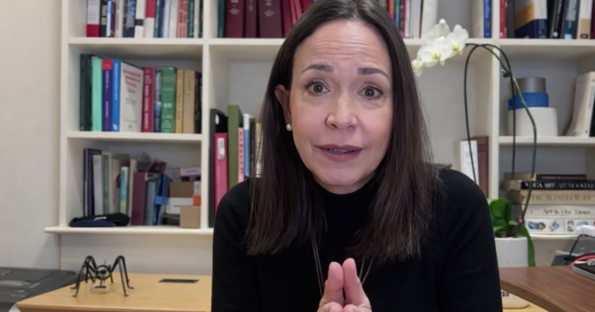 María Corina Machado to the Venezuelan people: “We will see each other in a few weeks.”