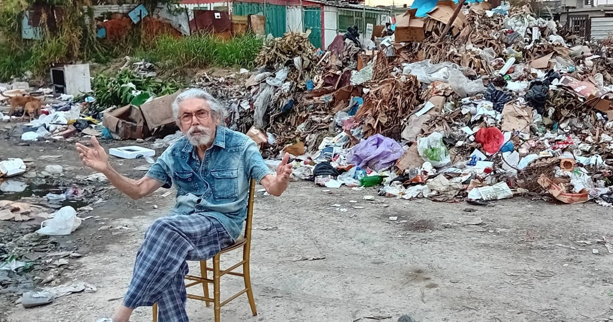 Cuban Artist Criticizes Incomplete Trash Collection in Havana: "This Feels Like a Big Joke"