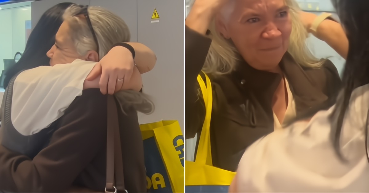 She promised to hug her again, and she kept her word: a Cuban reunites with her mother in Spain