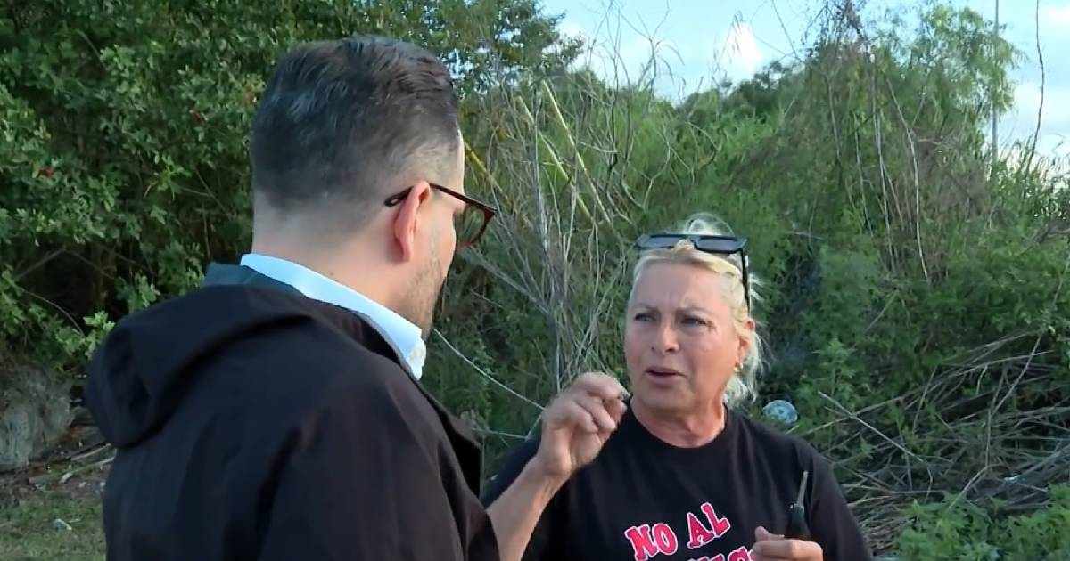 Maritza Lugo, activista cubana residente en Miami © Captura de pantalla/Univisión
