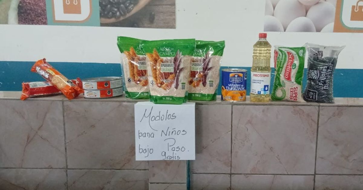 The Cuban regime denies that products donated by Mexico are being sold in dollar stores