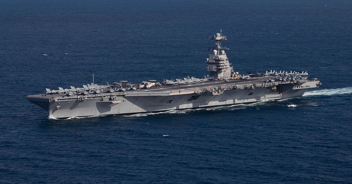 USS Gerald R. Ford Aircraft Carrier Navigates Suez Canal, Reaches Red Sea Amidst Tensions with Iran