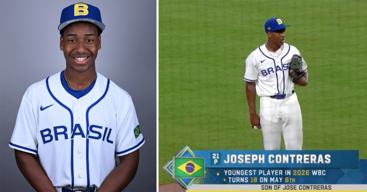 José Ariel Contreras's son impresses in his debut at 17 years old, competing for Brazil in the World Classic