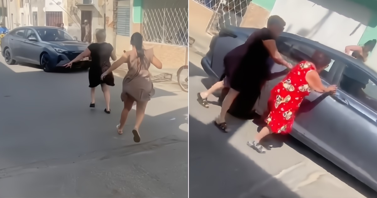 Women Chasing Car to Welcome Family from Abroad in Cuba Sparks Controversy: "The Dollars Have Arrived"