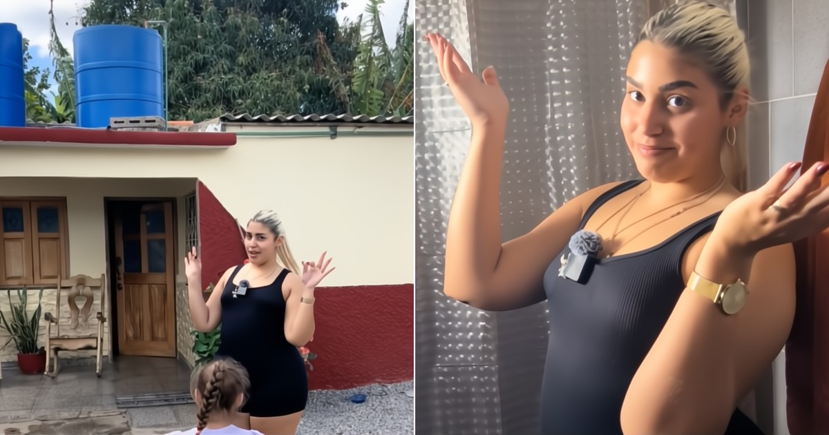 This is what the inside of this young woman's house in Cuba looks like: "We arrived not long ago, and we are fixing it up."