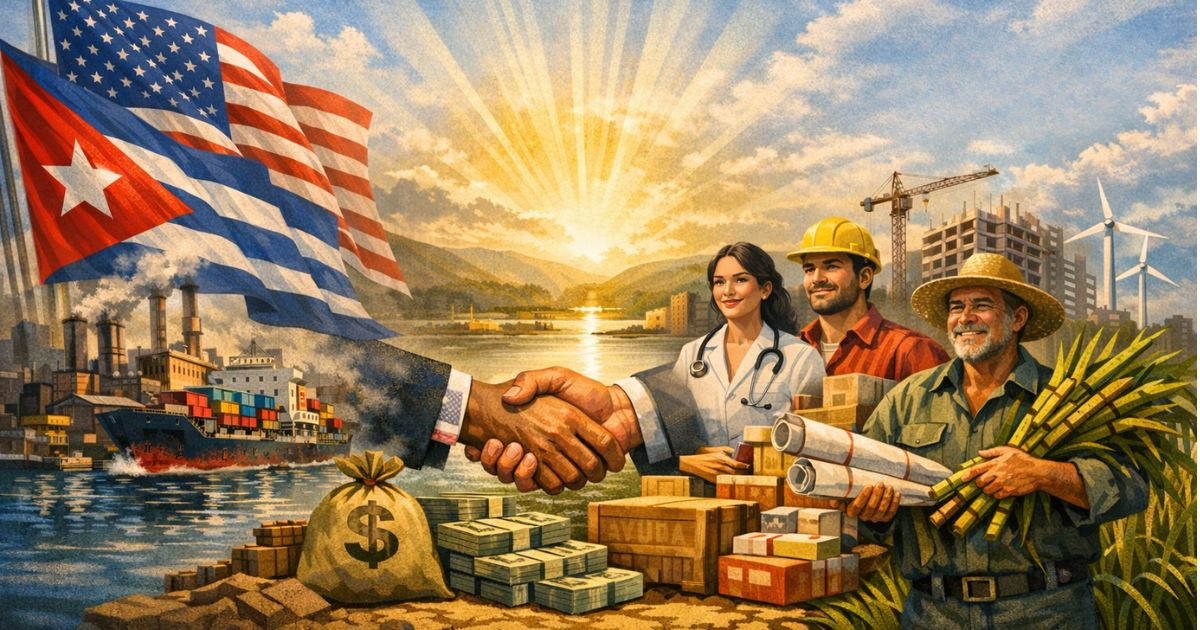 Cuban-American businessman: the diaspora and the U.S. must finance Cuba's transition with a "Marshall Plan" for the island