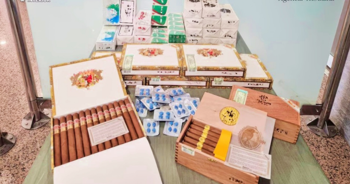 Cuban Man Arrested in Spain for Smuggling Large Quantity of Cigars, Cigarettes, and Viagra