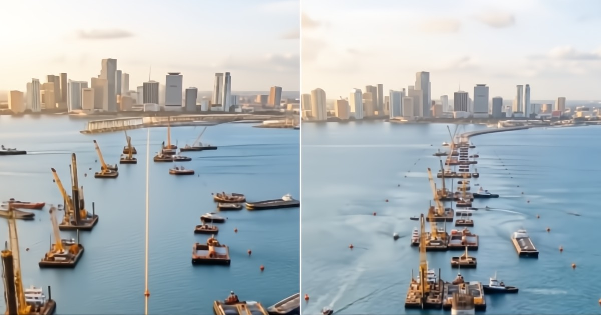 Dream of a Bridge Between Havana and Miami Brought to Life in Striking AI Video